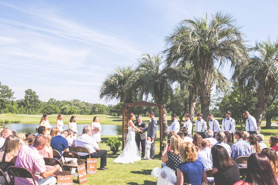 Outdoor ceremony