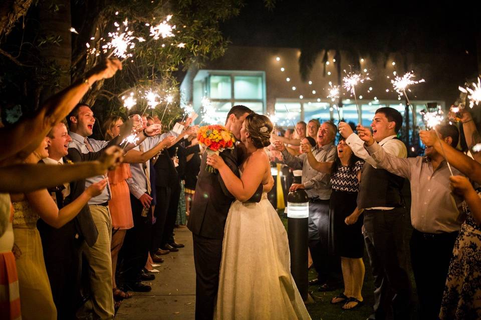 Sparkler Send OffPhotography: Joshua KilleenVenue: The Dana Mission Bay