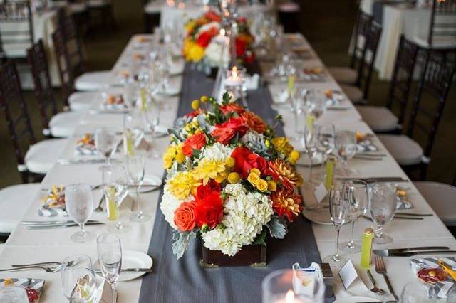 Flowers: Cherry Blossom Floral DesignsPhotography: Joshua KilleenVenue: The Dana Mission Bay