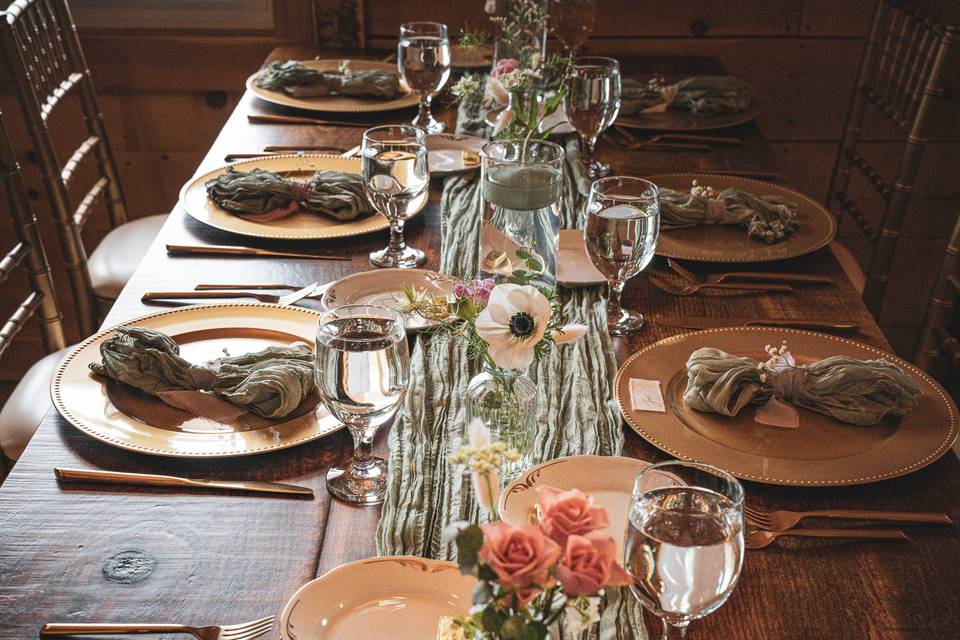 Table is getting ready