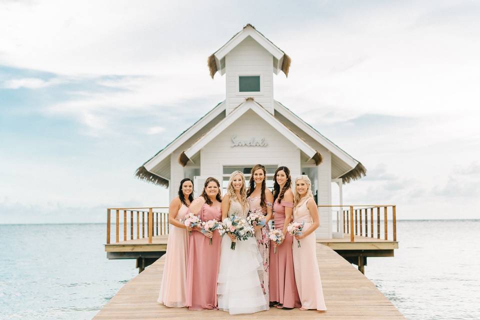 Sandals bridal party