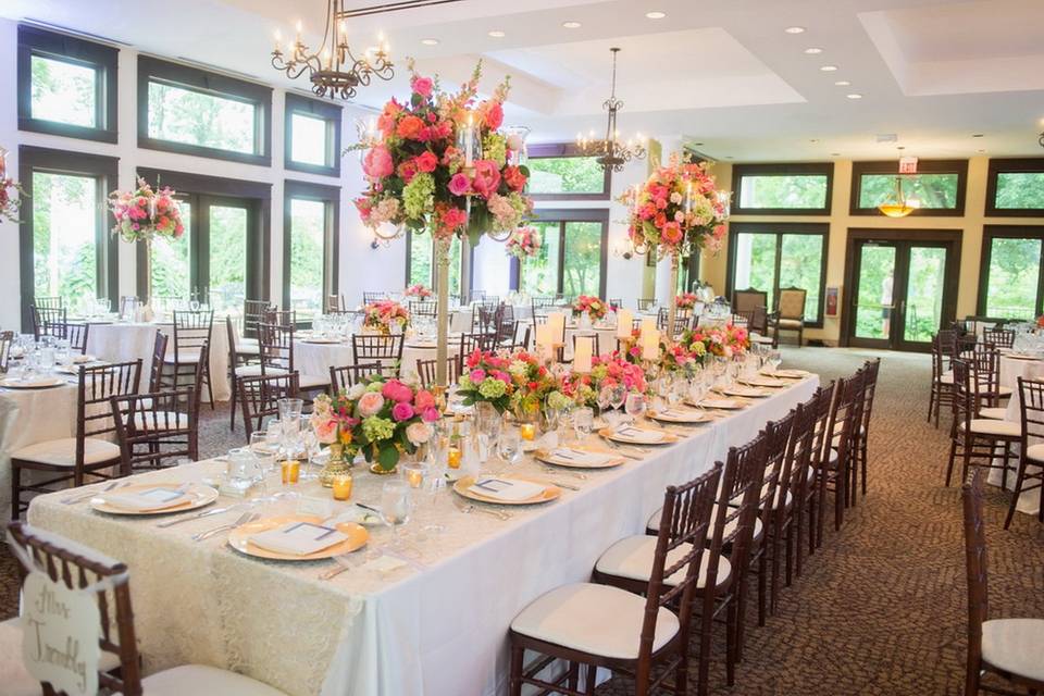 Light and airy event space