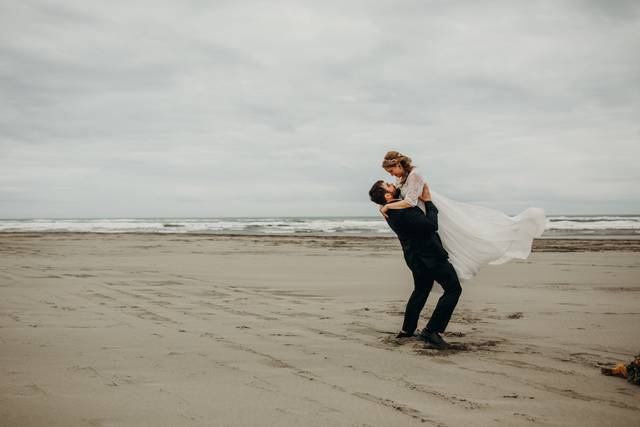 Washington coast wedding