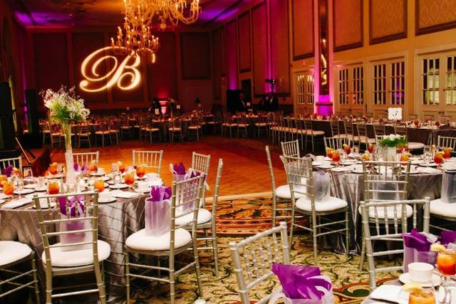 Wedding reception area