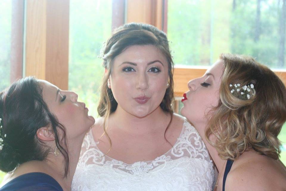 Beautiful modern classic bride