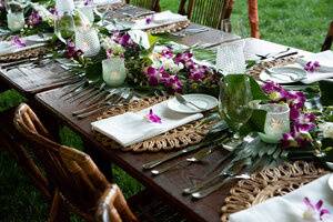 Orchid Tablescape