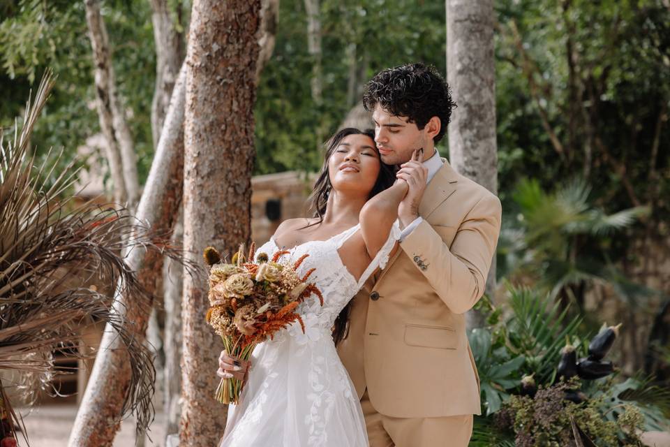 Bride & Groom in their element