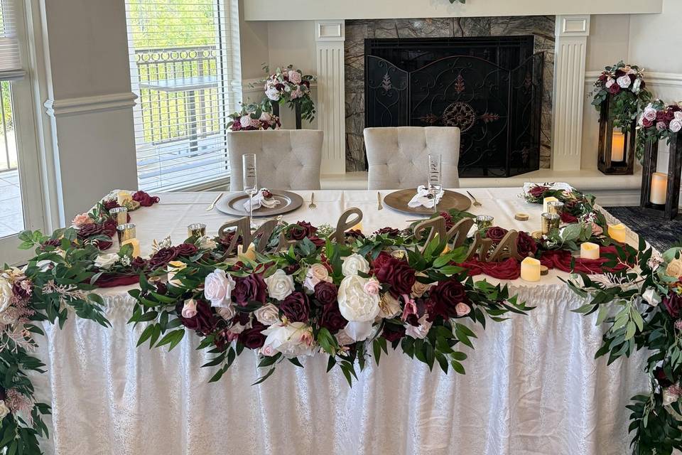 Sweetheart Table