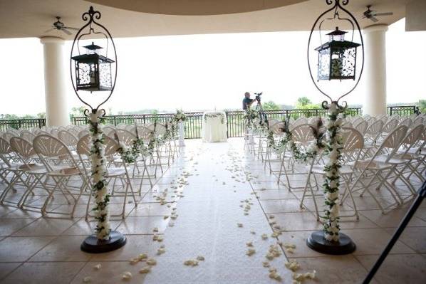 Ceremony setup