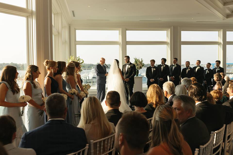 Glass Enclosed Ceremony Space