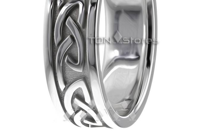 Celtic Wedding Rings, 7mm Wide, 2mm Thick, Comfort Fit. This Irish wedding  ring is available in 10K Solid Gold, 14K Solid Gold, 18K Solid Gold, Platinum and Palladium with different color combinations.
Pricing starting from $499, Free Shipping, Free Engraving, Free Resizing, Price Match Guarantee, 30 Day Money Back Guarantee  Item: CL285089