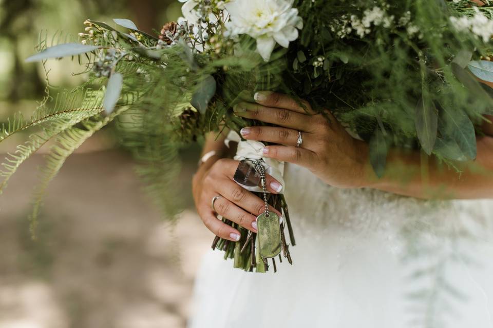 Dog Tag Bouquet