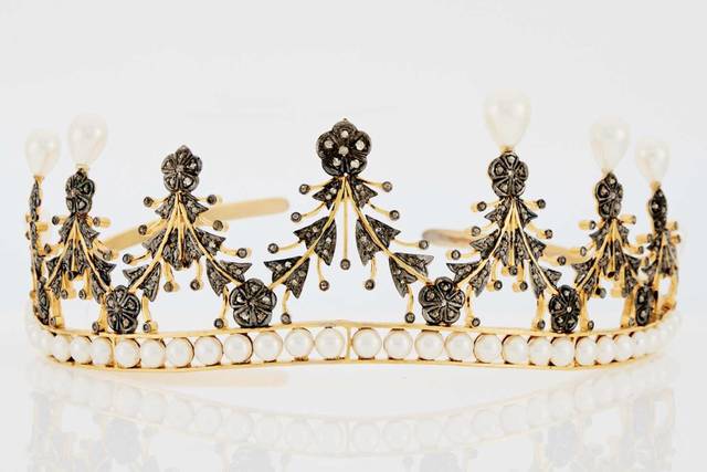 Rose cut diamonds
