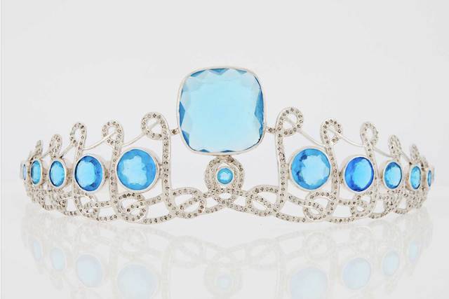 Aquamarines and diamonds