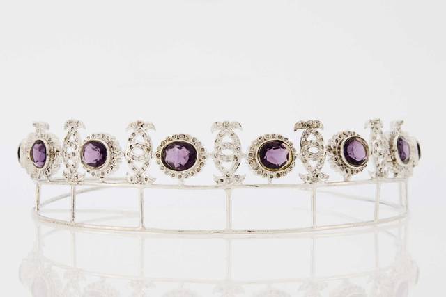 Amethysts and diamonds