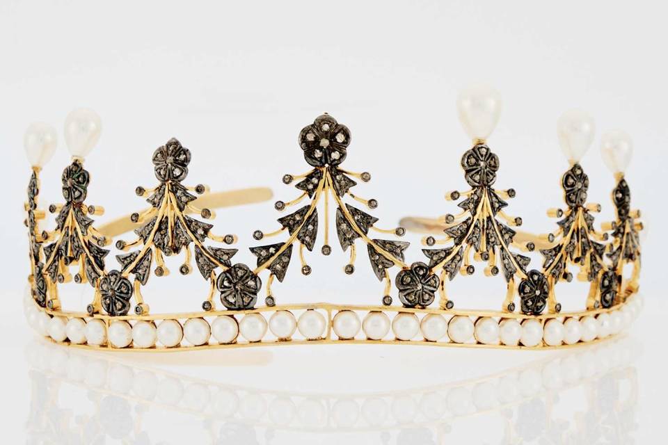 Rose cut diamonds