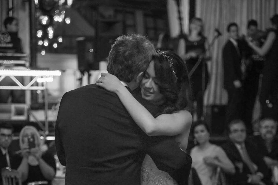 First dance as newlyweds