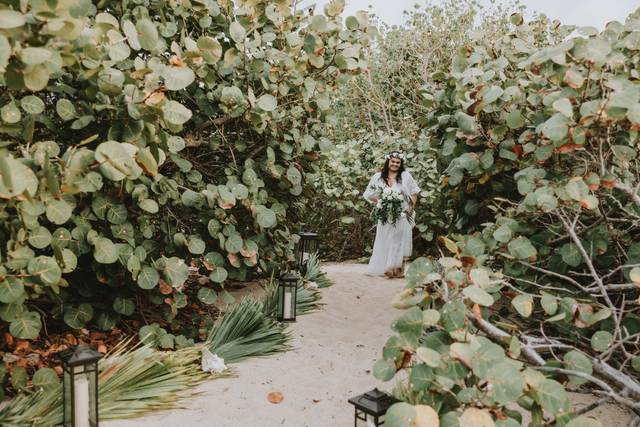 St. Croix Lush Garden Wedding