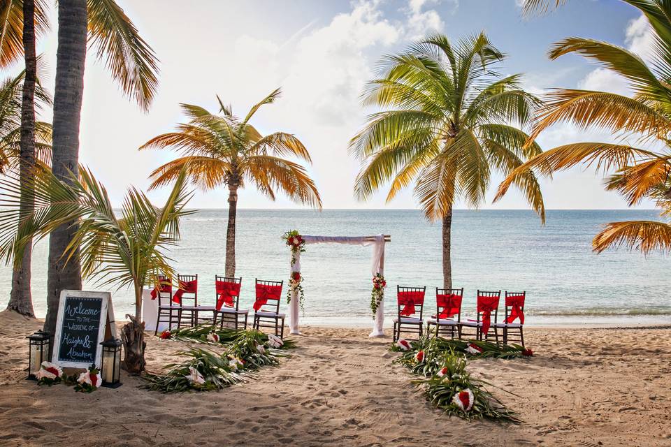 Beach wedding