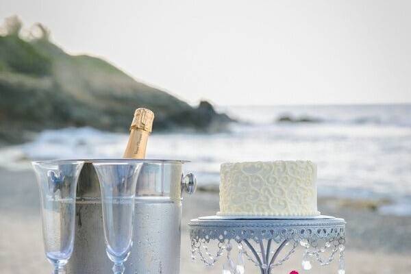 Elope Wedding Beach Table