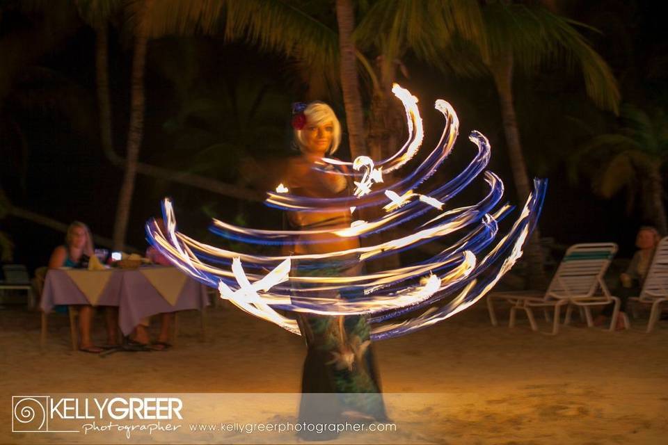 Fire Dancers can perform
