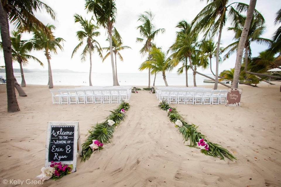 Virgin Islands Beach Wedding