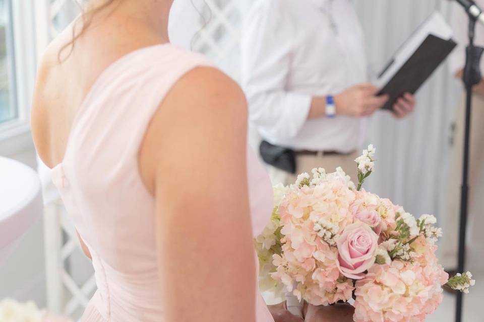 Bridesmaid updo