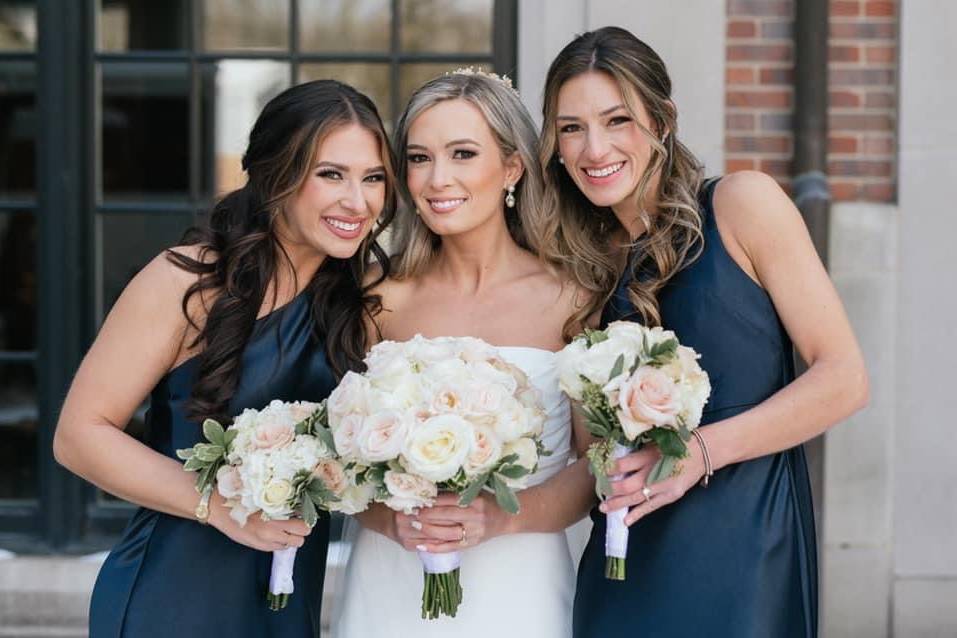 Bridesmaid and Bride