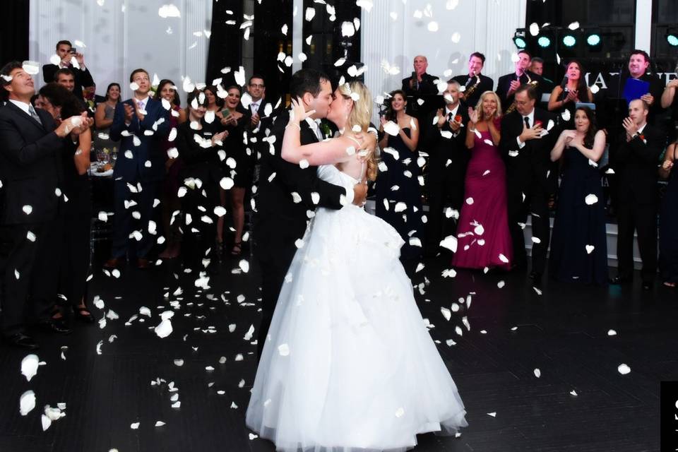 Couple's first dance