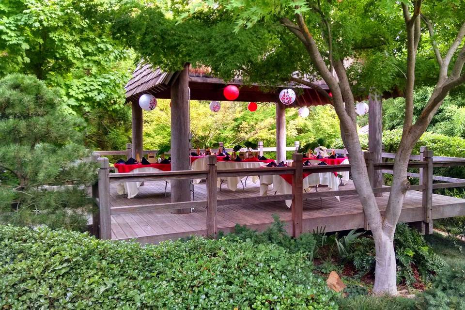 Pavilion wedding