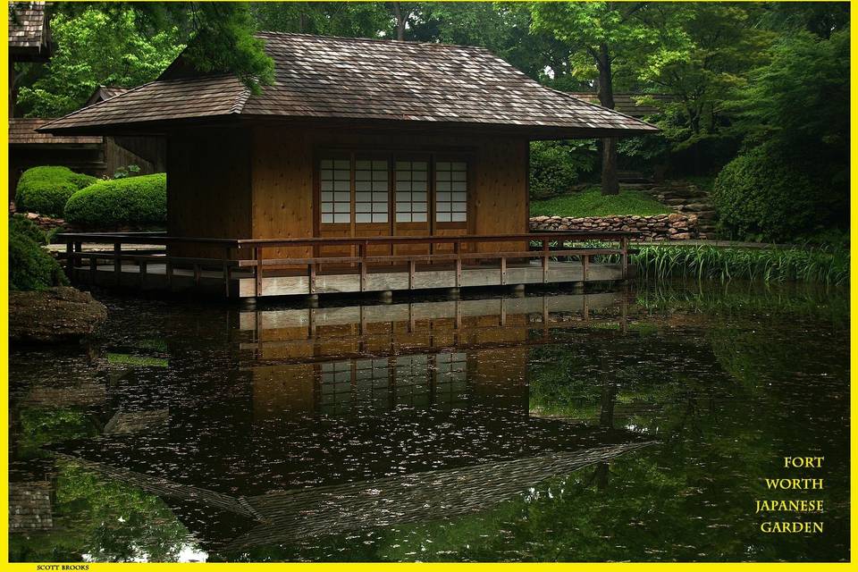 The Tea House on the lower pond.