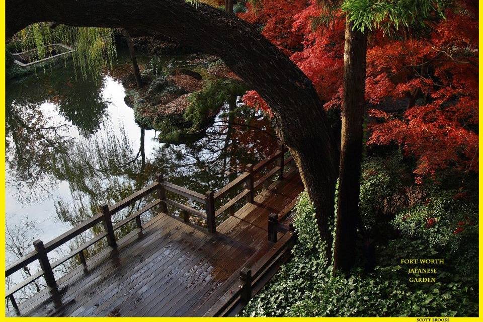 Just below the Pavilion.