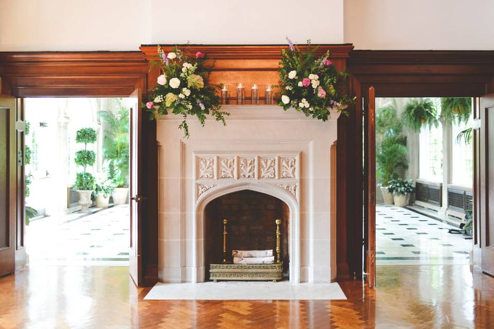 Fire place decor