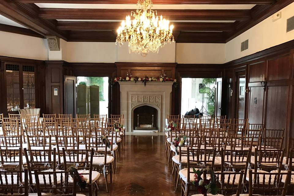 Indoor ceremony hall