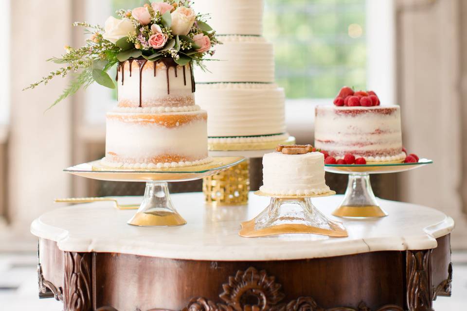 Wedding cake display