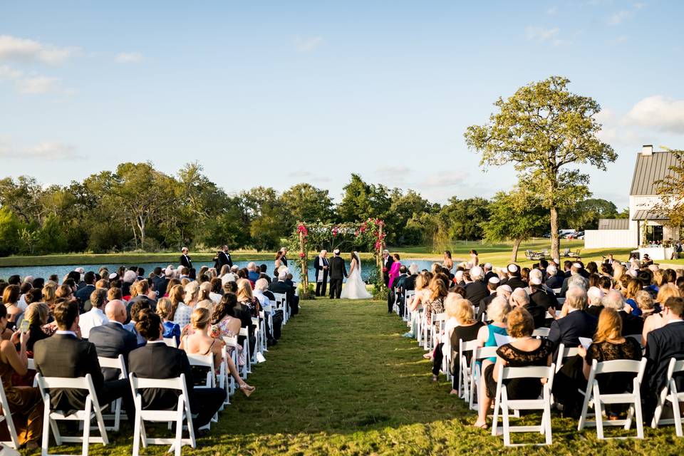 Waterfront ceremony