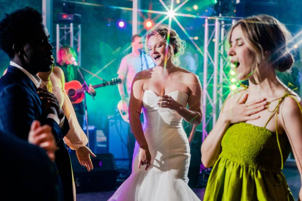 Fun with the bride