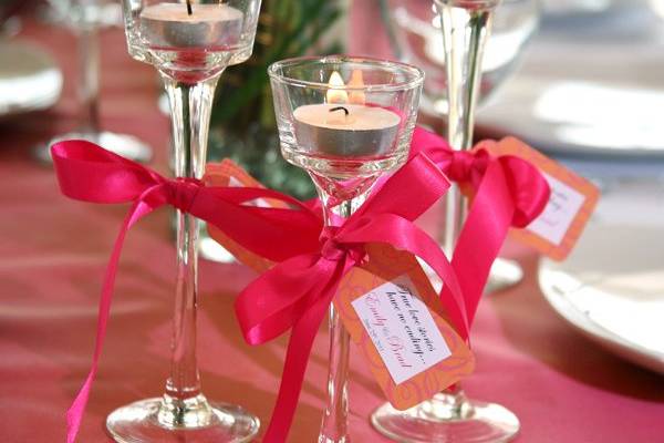 Dollar Tree Glass Tealight Candleholder Favors