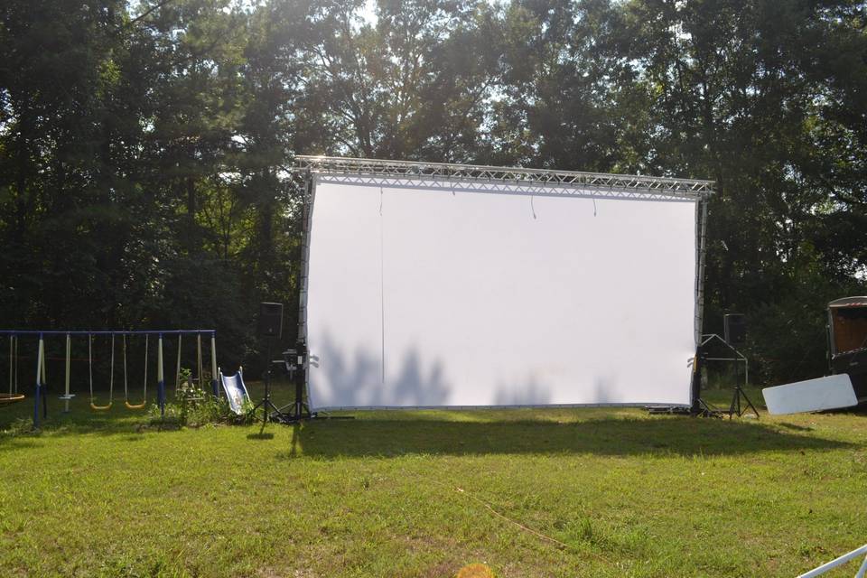 The big screen