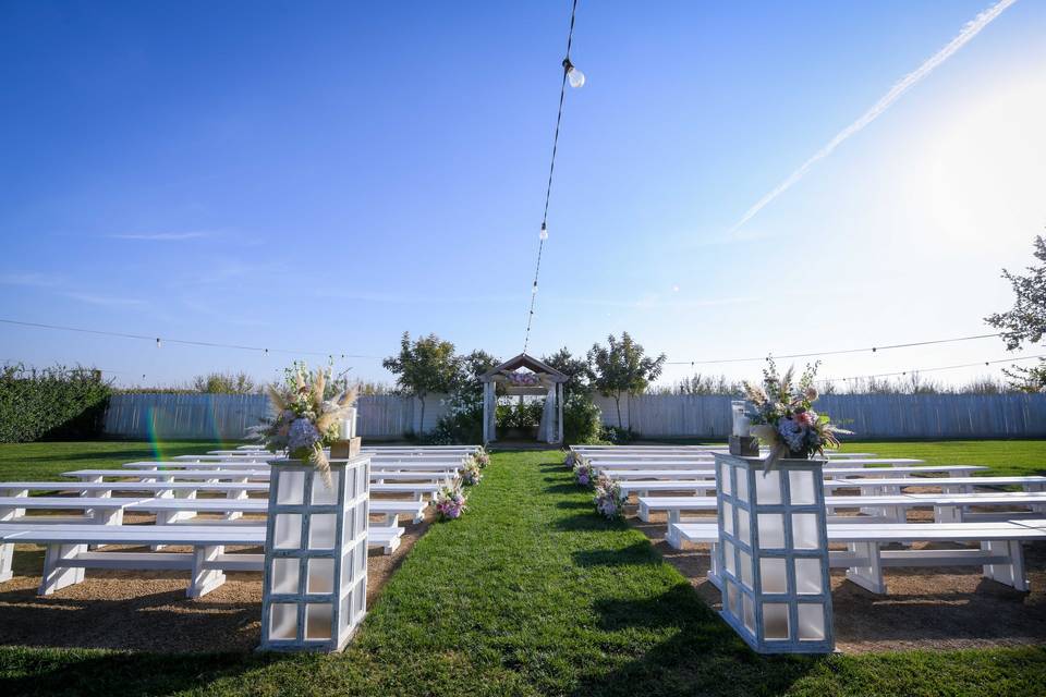 Ceremony space @ The House