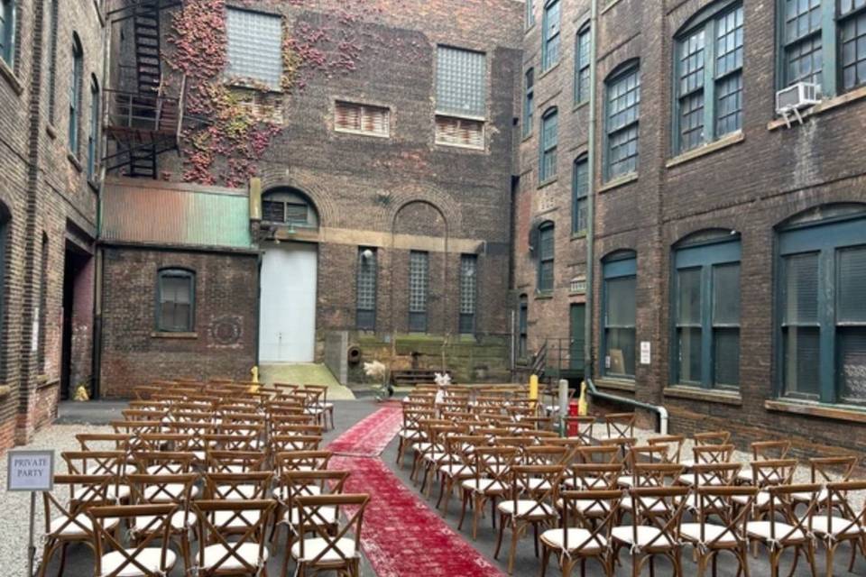 Courtyard ceremony example
