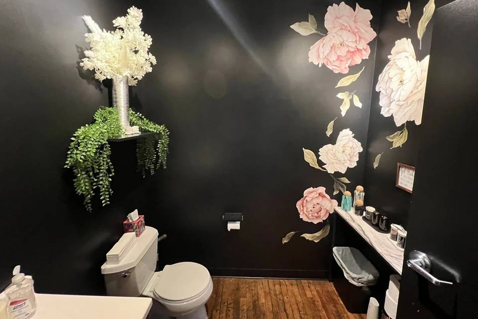 Bridal suite restroom