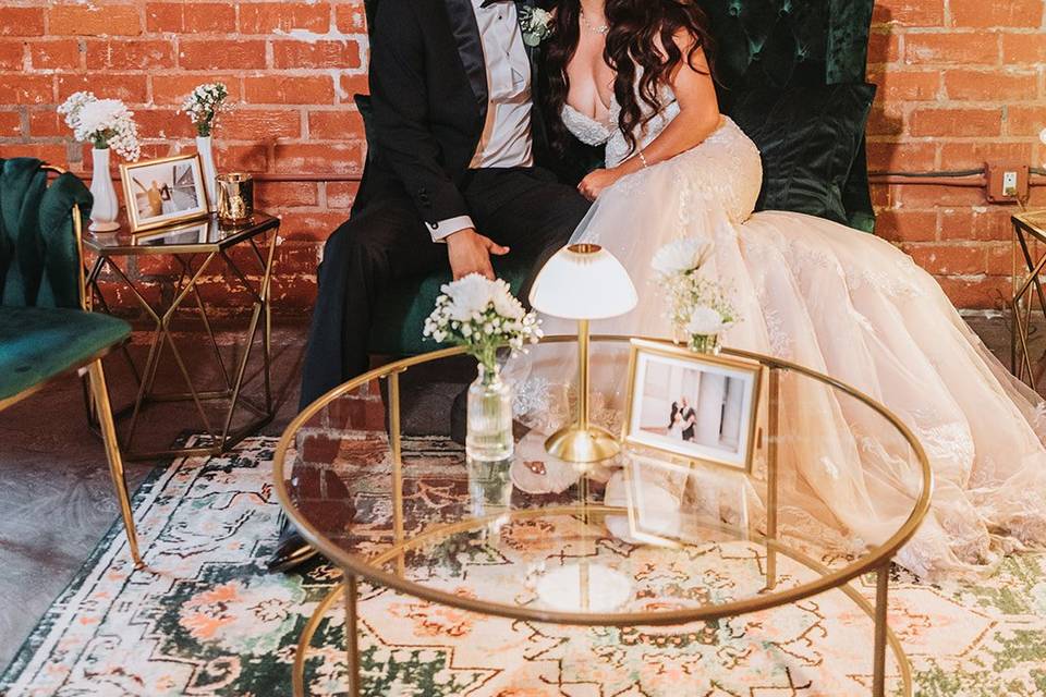 Couple at lounge set