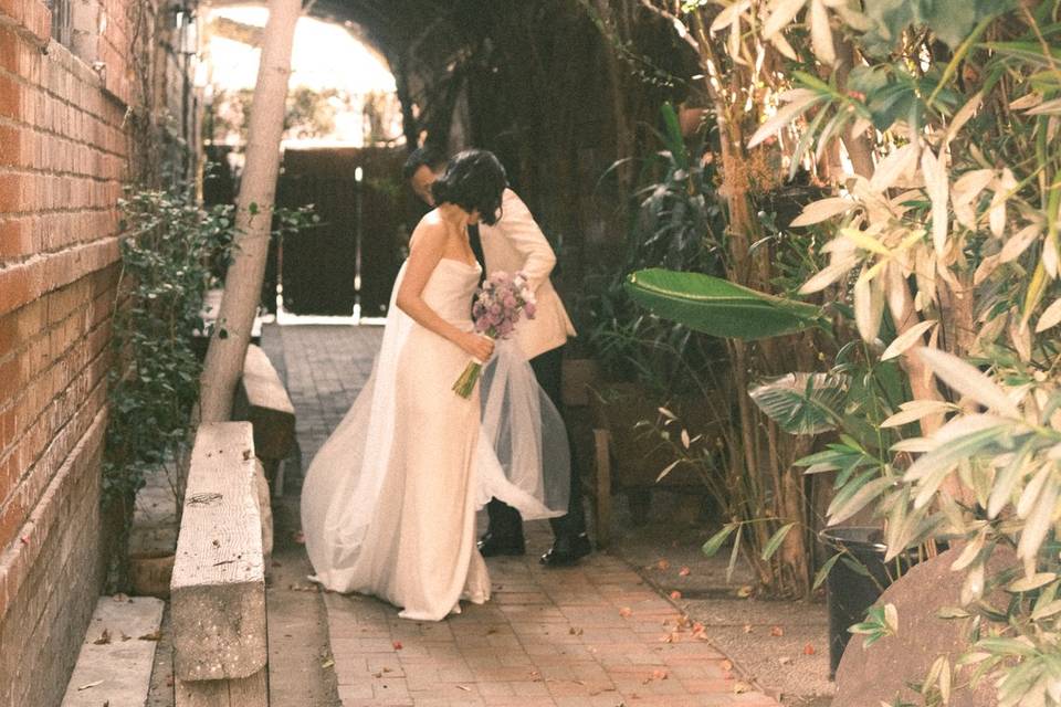 Side entrance