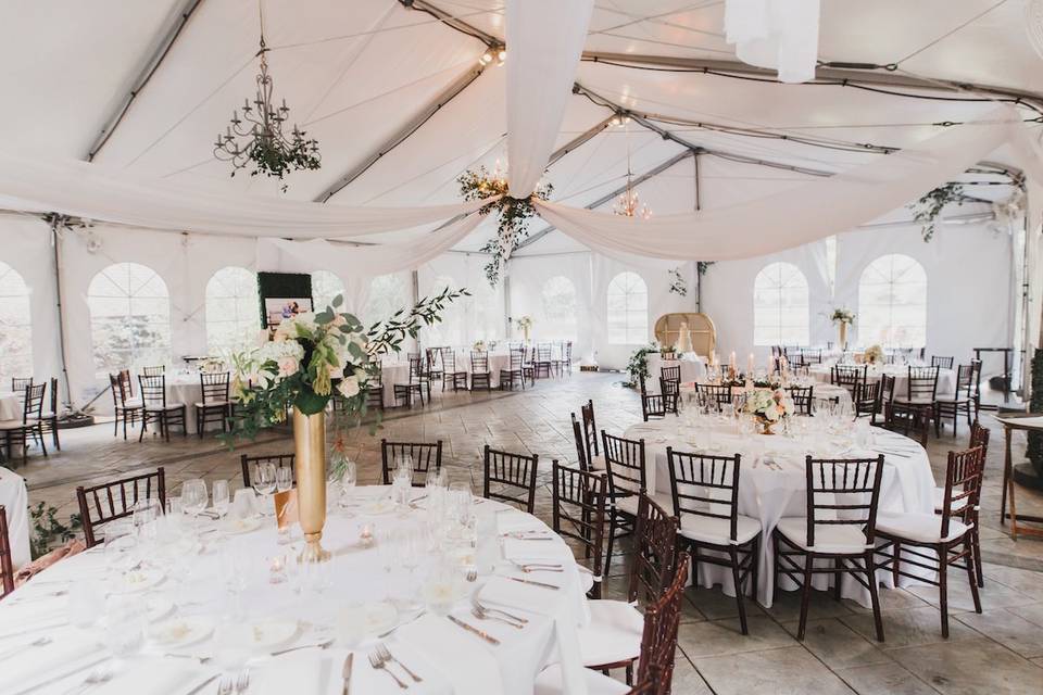 Lakeside Tent Reception