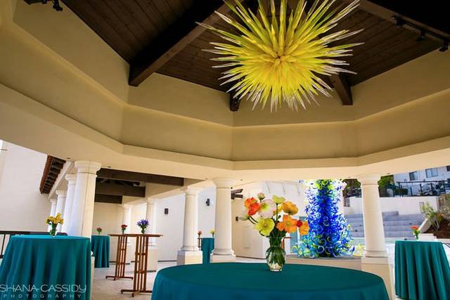 Yellow chandelier