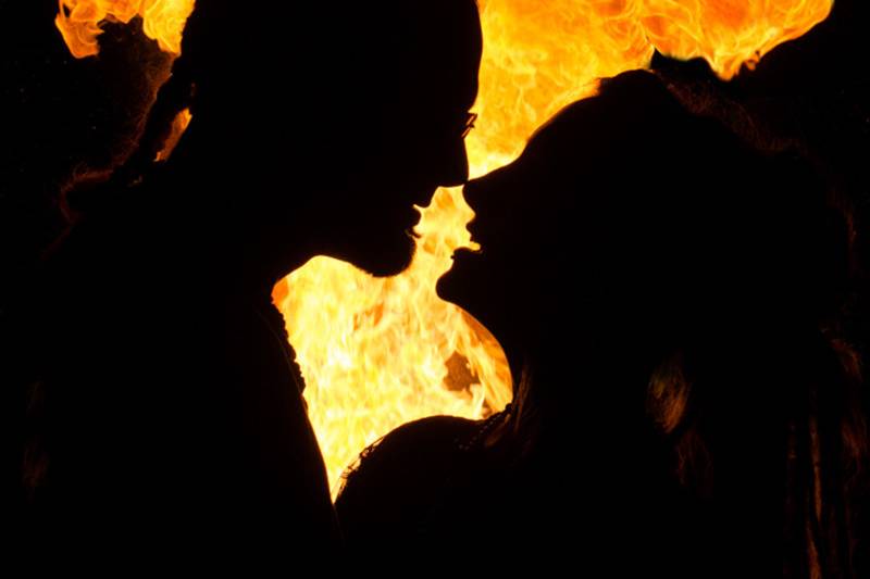 Some weddings are just fire