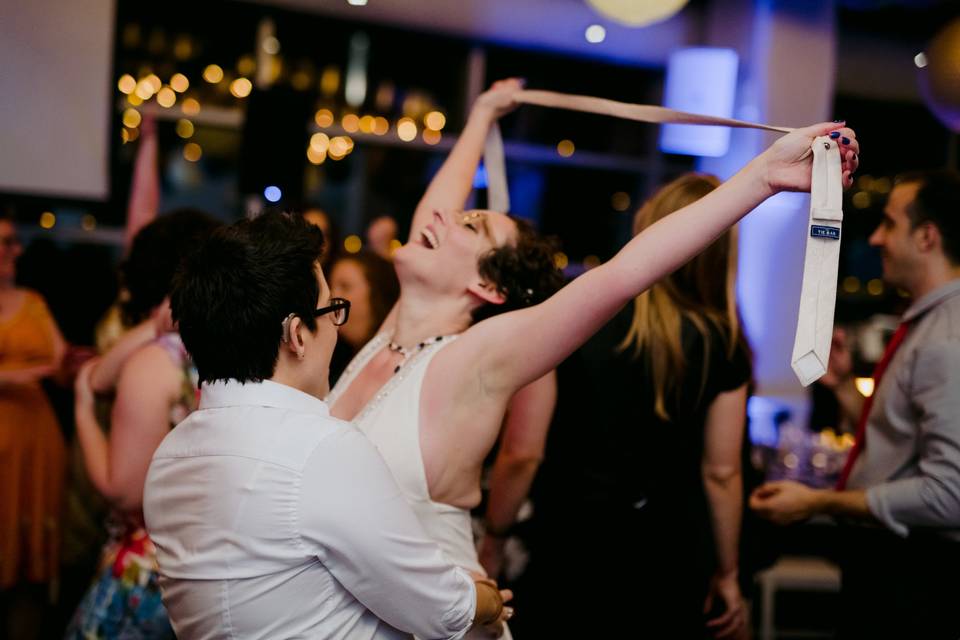 Wedding dance joy