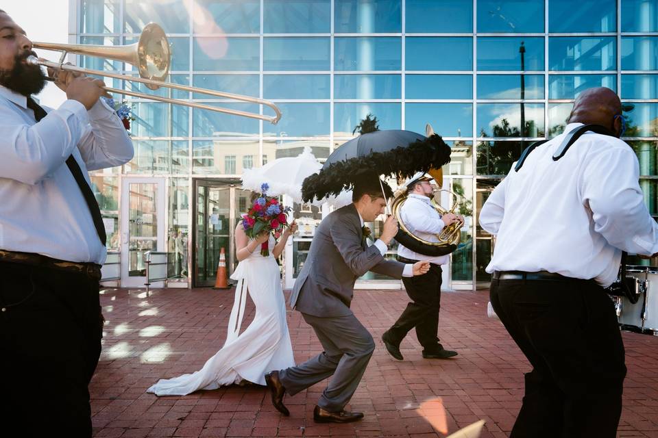DC wedding with a parade!