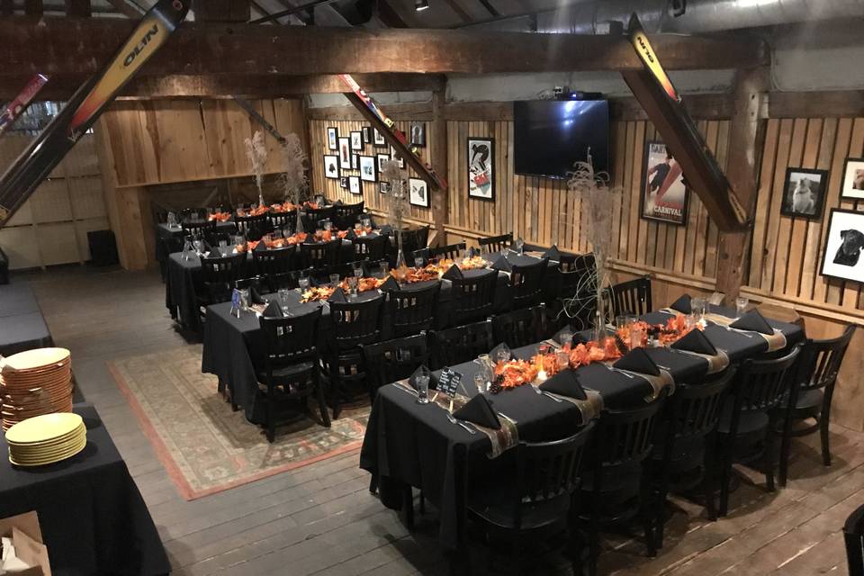 Autumn rehearsal dinner